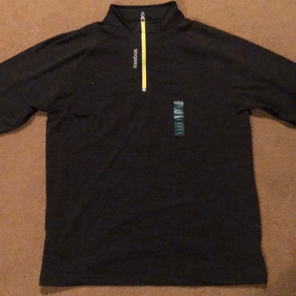 Reebok quarter zip gray